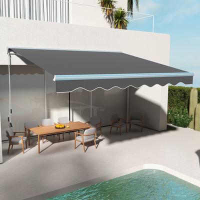 13' x 10' motorized retractable awning