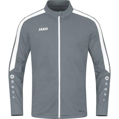 JAKO Kinder Sportanzug Polyesterjacke Power, Größe 164 in steingrau