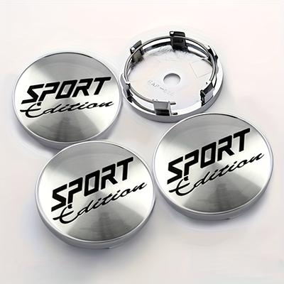TEMU 4pcs Car Wheel Center Emblem Stickers Cover, 60mm / 2.36 Inch Car Accessories For Car Motorcycle Truck Suv Image