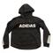 Adidas Tops | Adidas Womens Hoodie Hooded Sweatshirt Spellout Athletic Colorblock Workout | Color: Black/White | Size: M