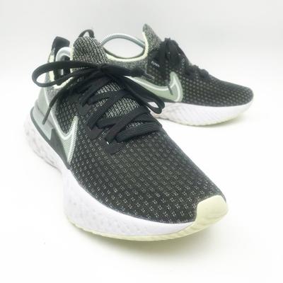 Nike Shoes | Nike Infinity React Flyknit Black Lime Green Athletic Running Shoes Womens 7.5 | Color: Black/Green | Size: 7.5