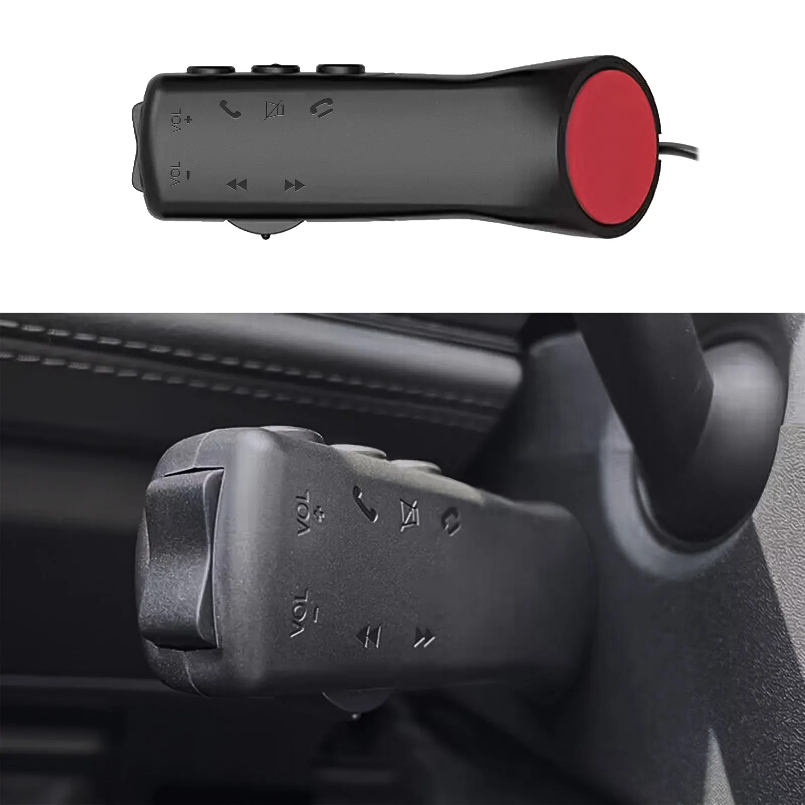 Auto lenkrad control taste 7 schlüssel für auto radio dvd gps multimedia navigations kopfeinheit fernbedienung neuer stil k0167 Image