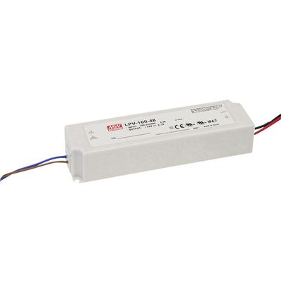 LPV-100-12 LED-Trafo Konstantspannung 102 w 0 - 8.5 a 12 v/dc nicht dimmbar, Überlastschu - Mean