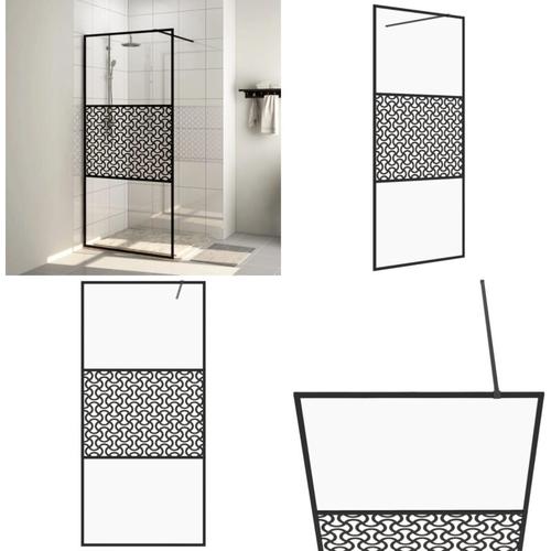 Vidaxl - Duschwand für Begehbare Dusche mit Klarem esg Glas 80x195 cm - Duschwand - Duschwände