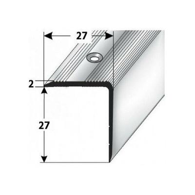 Auer - Treppenkante Orvieto / Treppenkantenprofil / Winkelprofil (Größe 27 mm x 27 mm) aus