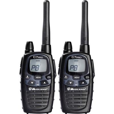 Midland - G7 Pro Twin C1090.13 PMR/LPD-Handfunkgerät 2er Set
