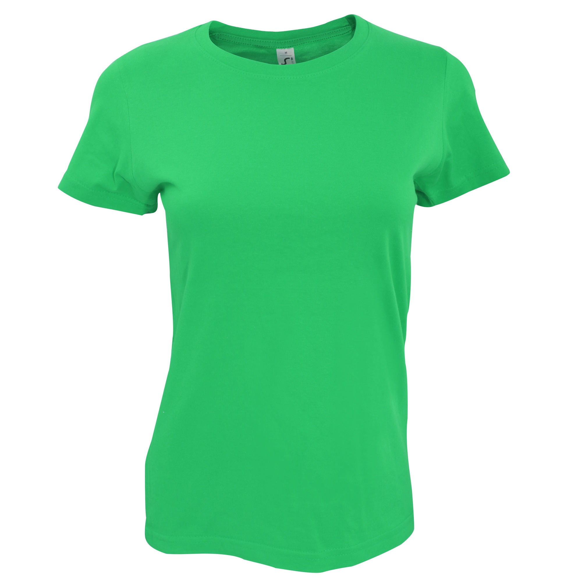 SOLS Womens/Ladies Imperial Heavy Short Sleeve T-Shirt (Kelly Green) Image