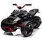 Mini Quad Elettrico per Bambini 3 Ruote 12V atv 3.0 Nero