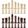 32Pcs Pieces D'Echecs Internationales Jeu D'Echecs En Bois Remplacement