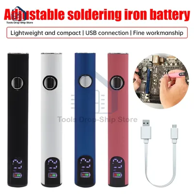 400mah 510 Thread Battery Pen Solder Iron Shaped Battery Set Heat Device Adjustment Heating Kit