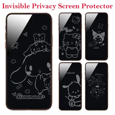Anti-spy Film For iPhone 15 14 13 12 11 Pro Max 14Plus XR XS Max X Full Cover Invisible Privacy
