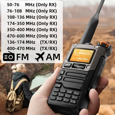 Quansheng UV K5 (8) Walkie Talkie Portable Am Fm Two Way Radio Commutator Station Amateur Ham Wireless Set Long Range Receiver