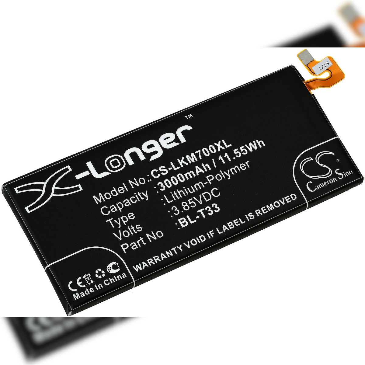 Powery Akku für Smartphone LG Q6 / Q6a Image