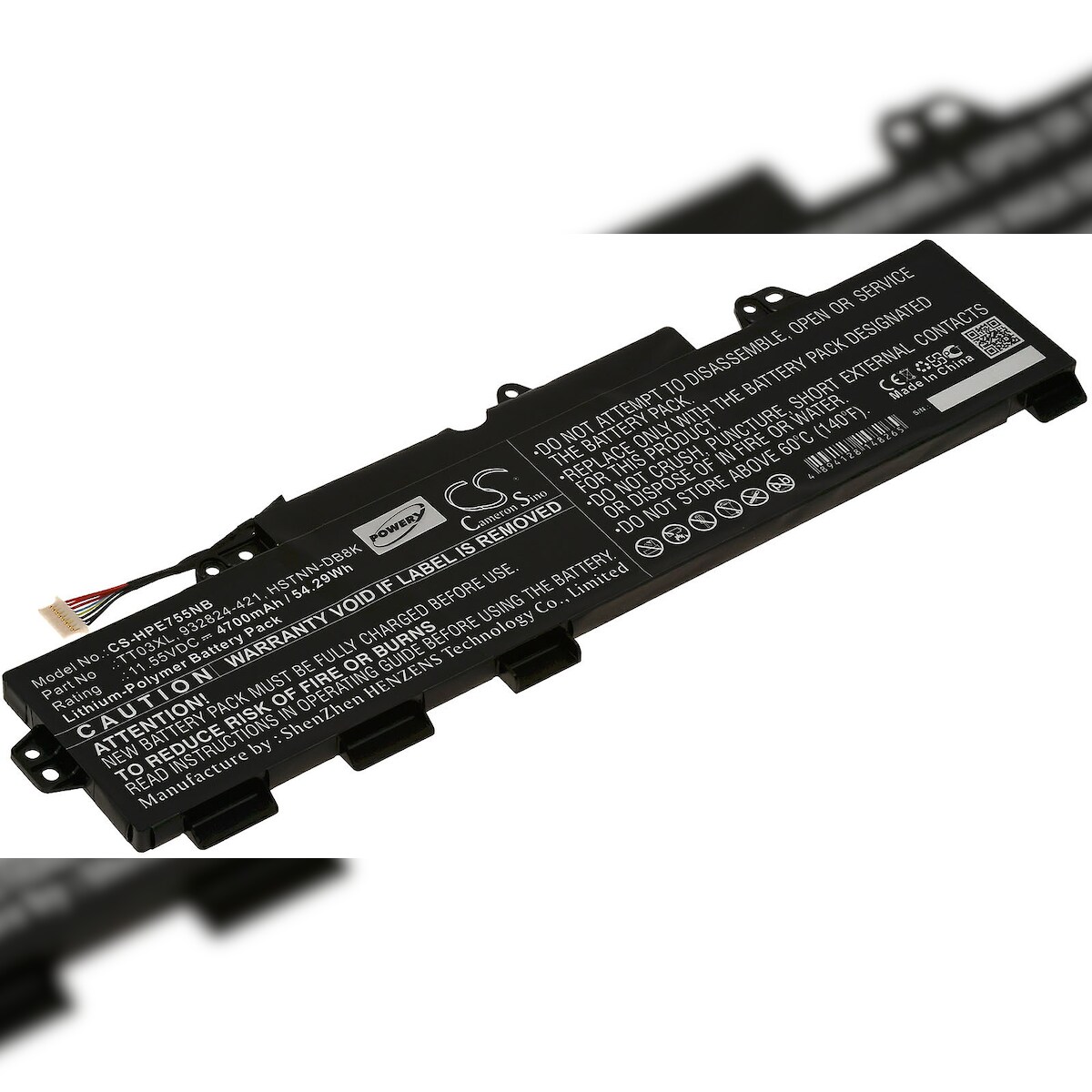 Powery Akku für Laptop HP EliteBook 850 G5 3UP24EA