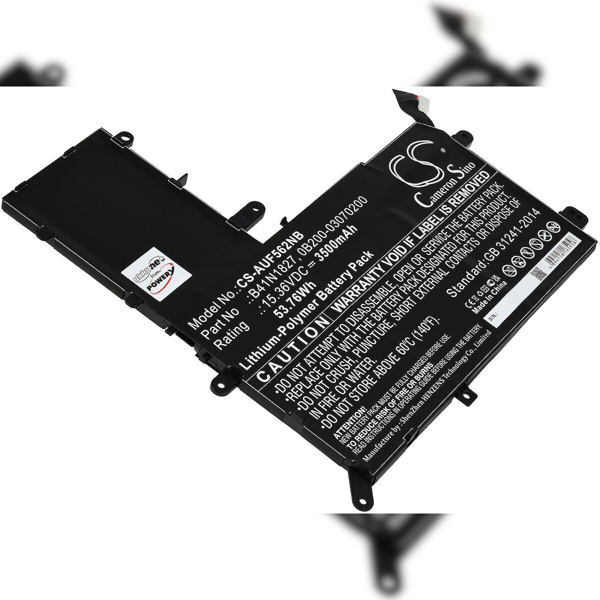 Powery Akku für Laptop Asus ZenBook Flip 15 UX562FA