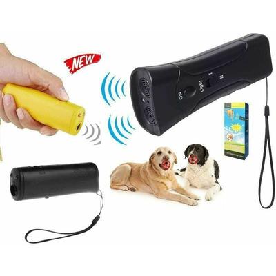 Pet Sanfter Ultraschall-Hunde-Anti-Bell-Trainer, LED-Licht-Verfolger, Ultraschall-Hundevertreiber,