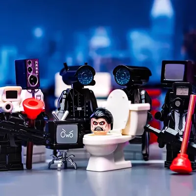 Skibidi Toilette vs Super Titan TV Mann Sound k2169 Titan Kamera Mann KDL825 KDL826 Spielzeug Anime Image