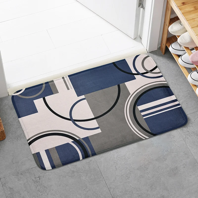 1pc moderne Boden matte im europäischen Stil rutsch feste saugfähige Eingangstür matte Badezimmer Dusch matte Haushalt Badezimmer Schlafzimmer Boden matte