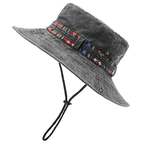 Sonnenhut Fischen-Hut Wanderhut Hut UV-Sonnenschutz Sonnenschutz UV Schutz Sommer Frühling Breite Krempe Herren Damen Angeln Aktivität Image