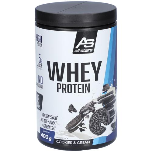 Whey Protein, Cookies & Cream, 400g 400 g Pulver