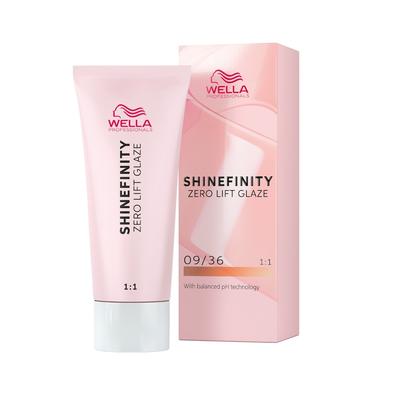 Wella Professionals Shinefinity Zero Lift Gaze Demi-permanente Gel-Cremetönung Haartönung 09/36 Warm Vanilla Glaze 60 ml Nude Image