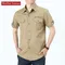 Camicie da uomo a maniche corte per giacche estive abbigliamento camicia da uomo da uomo Casual Fit