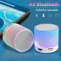 Mini altoparlante Bluetooth altoparlante Wireless scheda TF LED colorata Subwoofer USB colonna audio musicale MP3 portatile per telefono PC