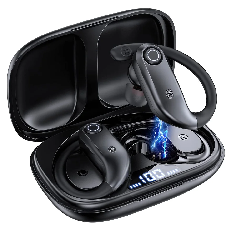 Auricolari Bluetooth auricolari Wireless con custodia di ricarica Wireless cuffie audio Stereo microfono incorporato cuffie in-Ear bassi profondi
