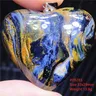Ciondolo in Pietersite blu naturale Chatoyant donna uomo Namibia Cat Eye giallo fuoco Pietersite gioielli AAAAAA