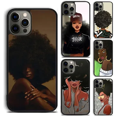 Black Girl Magic phone Case Cover For iPhone 15 14 6 7 8 Plus X XR XS SE2020 Apple 11 12 13 mini Pro