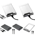 Custodia per HDD/SSD da 2.5 pollici USB 2.0 USB 3.0 scatola per unità a stato solido portatile USB3.1 tipo C custodia per disco rigido Mobile SATA per Tablet portatile