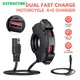 Extractme Caricatore per telefono moto Ultra-stretto Doppio USB Tipo C 30W PD e ricarica rapida 3.0 Porta USB per moto impermeabile per telefono