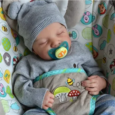 18inch Full body silicone vinyl Reborn Doll Levi Newborn Baby Size doll 3D Skin High quality Gift