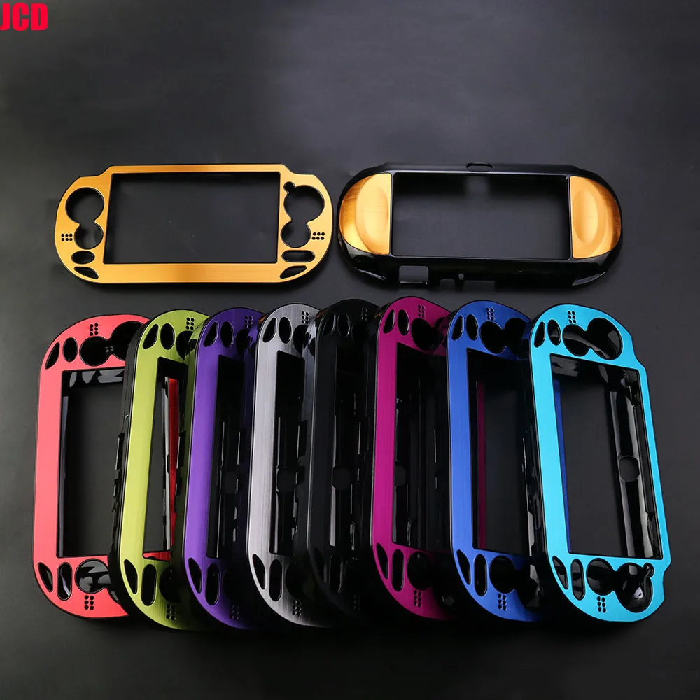 JCD 1pcs Plastic + Aluminium Hard Case Cover Skin Protective Shell For PSV PS Vita 1000 PSV1000 Controller Case