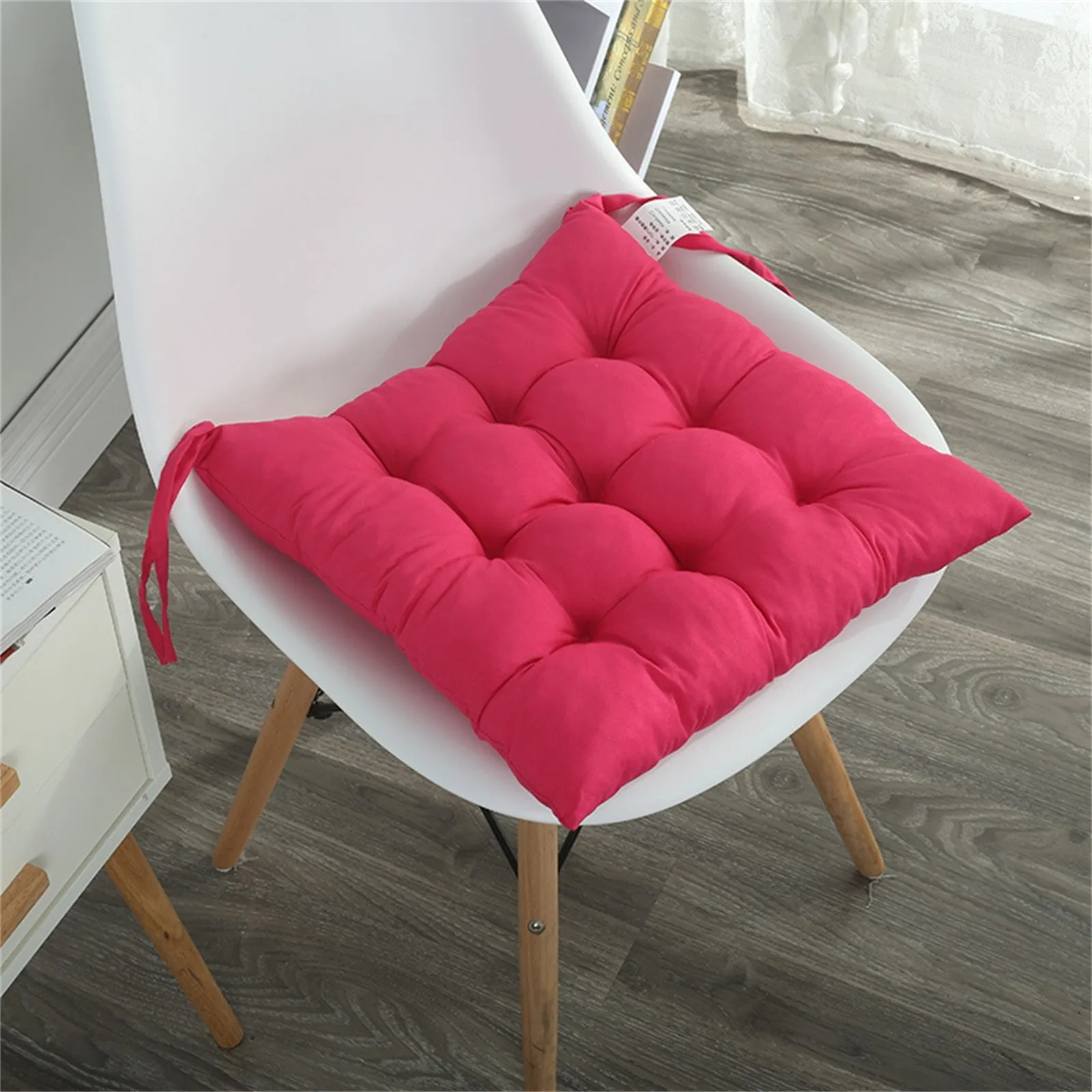 Colourful Chunky Seat Pads Cushion Chair Garden Cushion New Home Textile Cushion Garden HomeTie On Office Garden Dining Kitchen