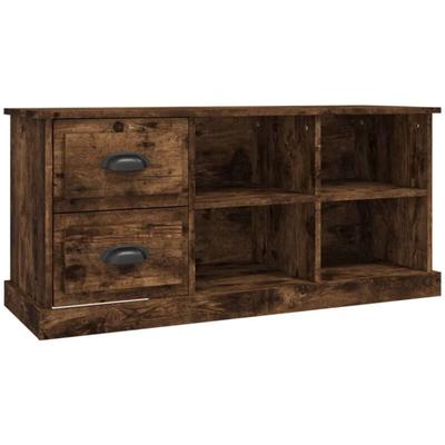 Vidaxl - TV-Schrank Räuchereiche 102x35,5x47,5 cm Holzwerkstoff Image