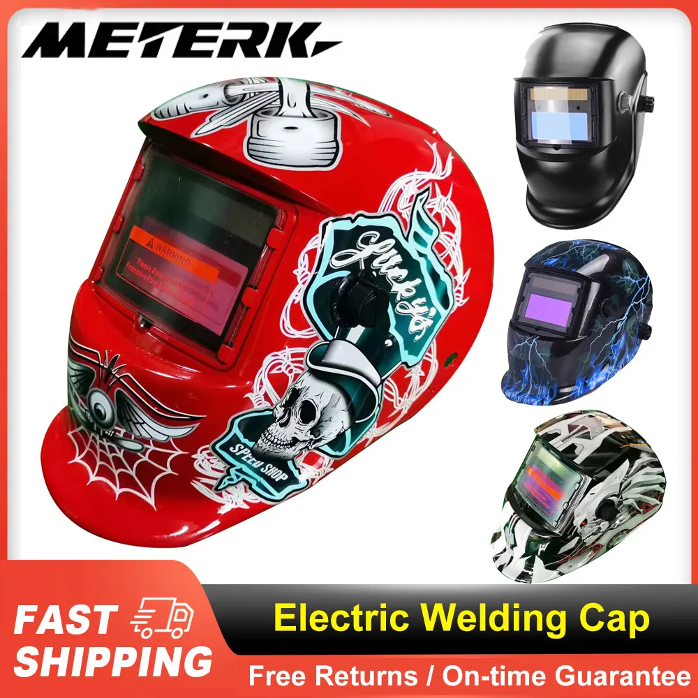 Solara uf ladung Automatisches Dimmen Schweißen Gesichts maske Kopf montierte Großbild-LCD-Bildschirms ch weißen Gesichts maske Automatische Verdunkelung Gesichts maske Image