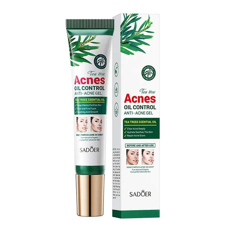 SADOER arbre à thé crème anti-acné soin du visage contrôle de l