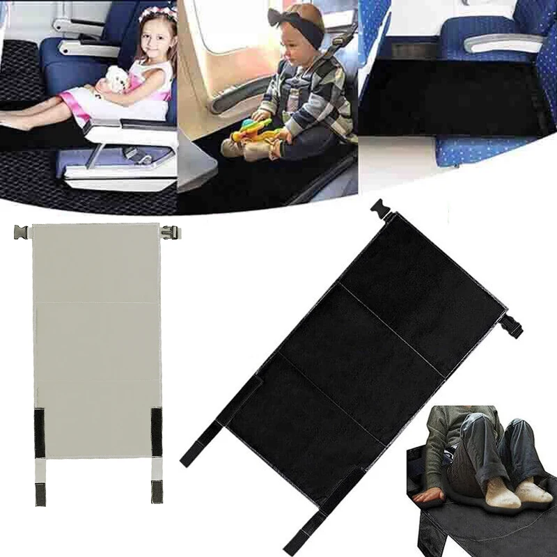 Neue Kinder Reise Flugzeug Bett Baby Pedale Bett Tragbare Reise Fußstütze Hängematte Kinder Bett Flugzeug Sitz Extender Bein Rest Für Kinder