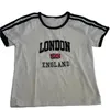 Y2k Kleidung E-Girl ästhetische Vintage niedlichen Mädchen Ernte Tops Gothic Punk weiß Baby T-Shirt Vintage Straße Frauen Grafiken drucken Grunge