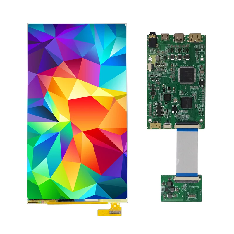 Tragbares GPS oled Display 5,55 Zoll Amoled Bildschirm Display 720*1280 Mipi 16,7 m Farbe HD Sh1386 Treiber IC mit HDMI Board Image