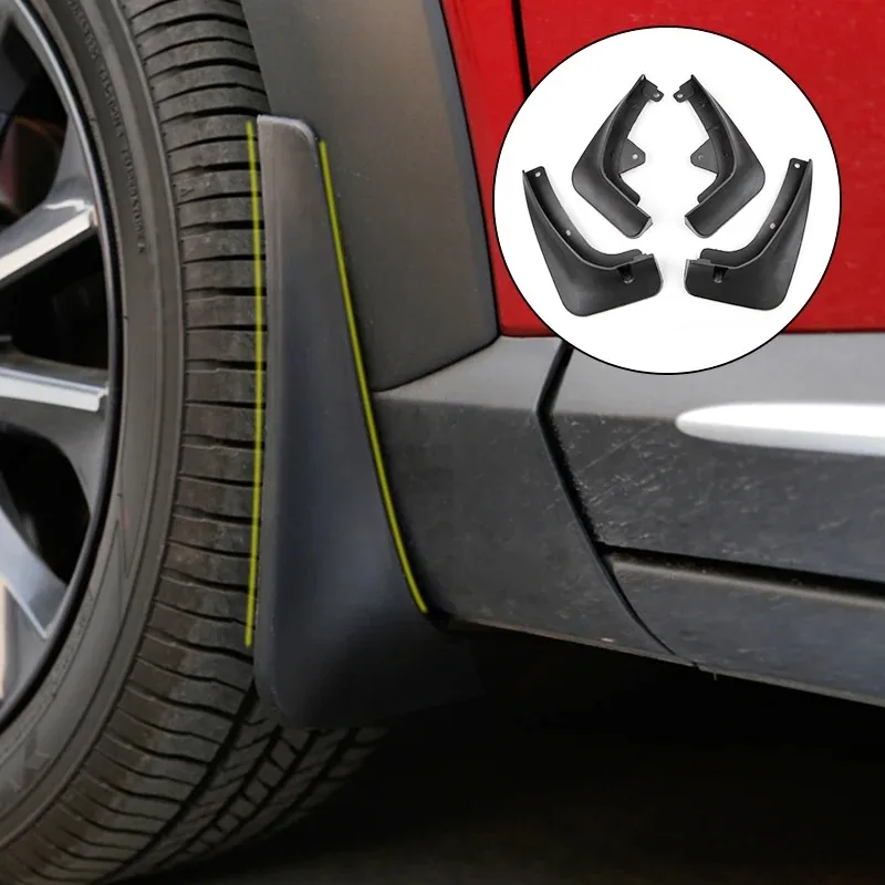 4 Stück Auto-Schmutzfänger Kotflügel Spritzschutz Kotflügel Externes Dekorieren Zubehör für Mazda CX 3 CX3 CX-3 2016 2017 2018 Image