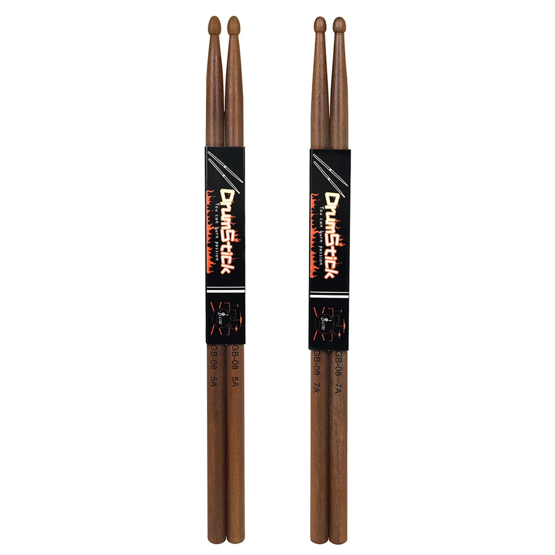 SLADE Drum Drumstick 5A 7A Universal Redwood Paar Drum Sticks Percussion Musikinstrument Robustes High Density Drum Zubehör Image