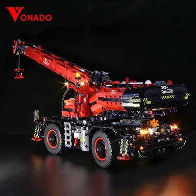 Led licht für LEGO Mechanische Gruppe 42082 Komplexen Gelände Kran für lego Technic serie Junge mädchen Baustein Spielzeug (nur licht)