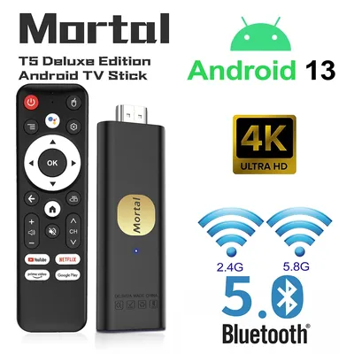 Globale Version Mortal T5 Mini TV Stick Smart Iptv Heimkino Android13 Allwinner H313 Quad Core