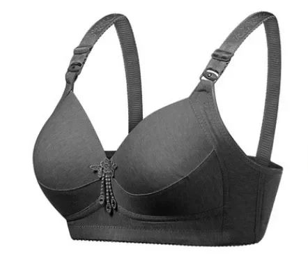 BH Große Büste Bralette 75 80 85 90 95 100 105 B C D E Cup Baumwolle gepolstert Push Up Sexy Spitze Dessous Top Baumwolle BH Drahtfrei C08 Image