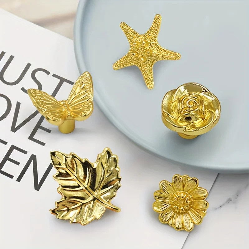 1 Stück Zink legierung Schrank knöpfe, Schrank und Kommode Gold Schubladen griffe für Küchen schrank knöpfe Gold Schrank tür knöpfe
