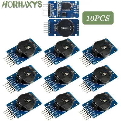1-10 Stück DS3231 AT24C32 IIC RTC Modul Uhr Timer Speichermodul Beats ersetzen DS1307 I2C RTC Board Image