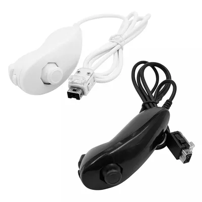 Fernbedienung Joystick Ersatz Spiel Griff Gaming Joypad für Wii Wii U Nunchuk Kabel Controller Image