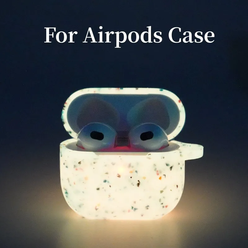 Nachtlicht leuchtende Silikon-Softcover für Airpods Pro Schutzhülle für AirPods Pro 2 3. 2. Generation Kopfhörer-Abdeckung Image